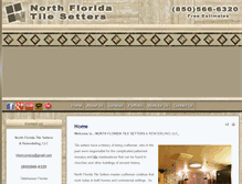 Tablet Screenshot of northfloridatilesetters.com